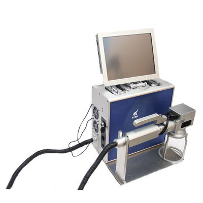 China Mini máquina industrial 20W da marcação do laser da fibra com fonte de laser de Raycus fornecedor