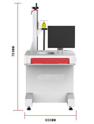China 10000 de silicone do gel do CO2 do laser horas de máquina da marcação para indústrias pequenas fornecedor