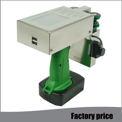 China Máquina de impressão industrial do código da impressora a jato de tinta da mão pequena com o cartucho rápido do dry ink fornecedor