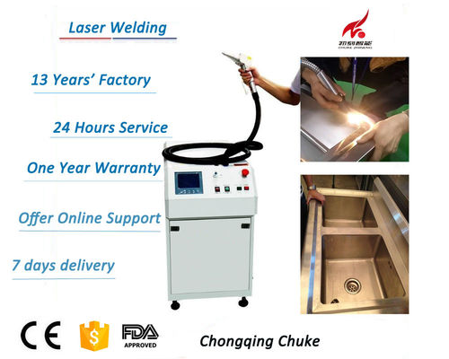 Equipamento de soldadura de aço inoxidável do CE, máquina de solda do laser da banca da cozinha fornecedor